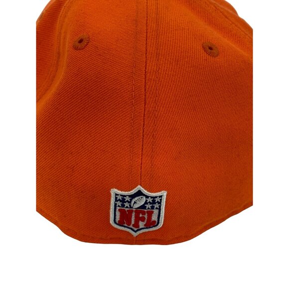 New Era Denver Broncos 59Fifty Fitted Hat Size 7 3/8 Orange NFL 7893 New 7893 - Picture 3 of 10